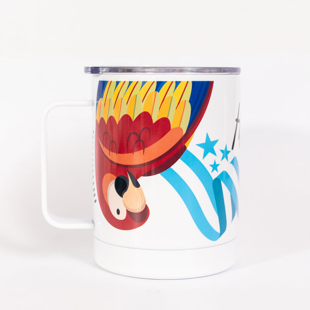 Taza Térmica Guacamaya bandera