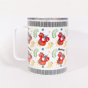 Taza Térmica Print Gallitos