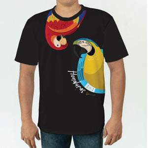 CAMISETA GUACAMAYA NEGRA