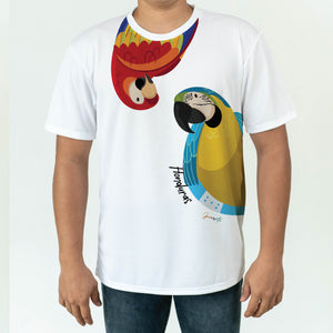 CAMISETA GUACAMAYA BLANCA